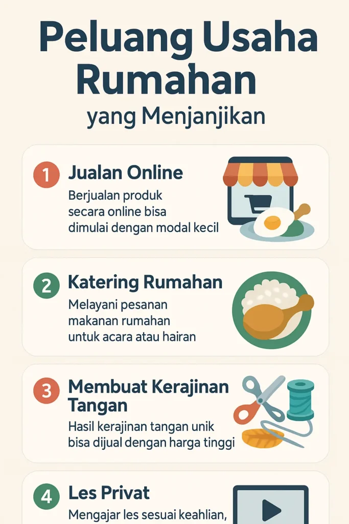peluang usaha rumahan yang menjanjikan