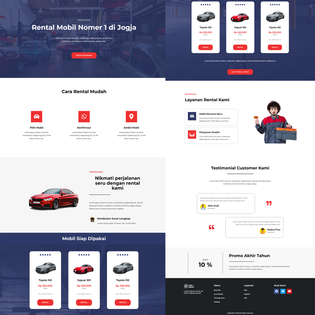 landingpage menarik
