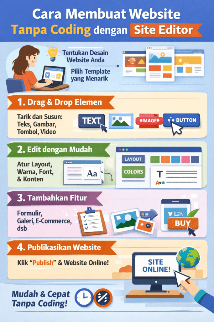 website dengan site editor